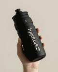 Secret Salt Sports Bottle, black shaker held in hand
