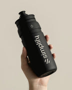 Secret Salt Sports Bottle, black shaker held in hand